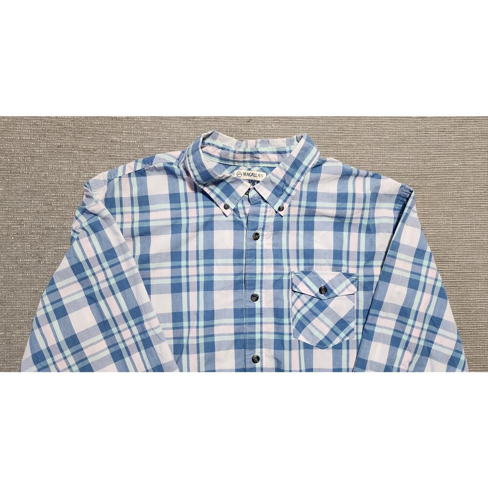 Magellan Outdoors Plaid Button Down Shirt Men’s XL Classic Fit‎